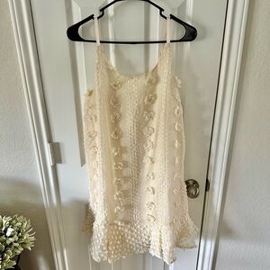 Texture Dress in Ivory